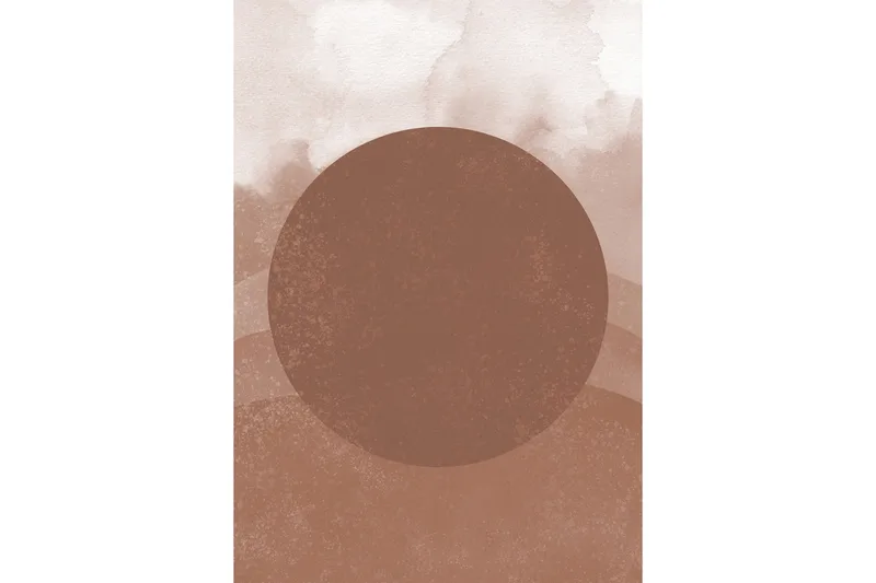 Juliste Soft shades 21x30 cm, Ruskea