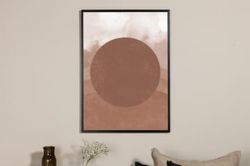 Juliste Soft shades 21x30 cm - Ruskea - Sisustustuotteet - Taulu & taide - Juliste