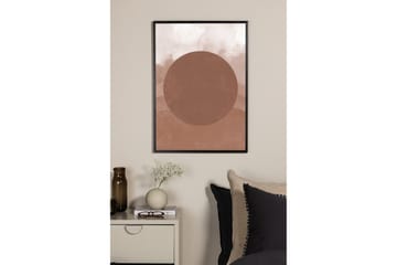 Juliste Soft shades 21x30 cm - Ruskea - Sisustustuotteet - Taulu & taide - Juliste