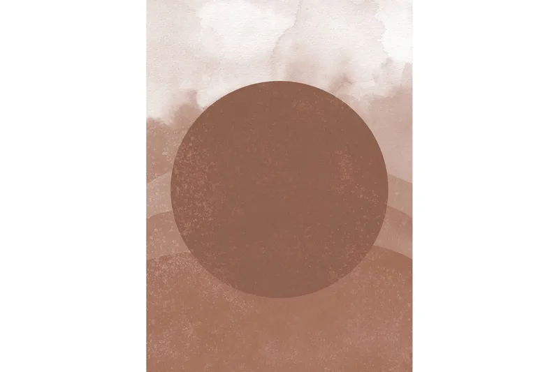 Juliste Soft shades 50x70 cm, Ruskea