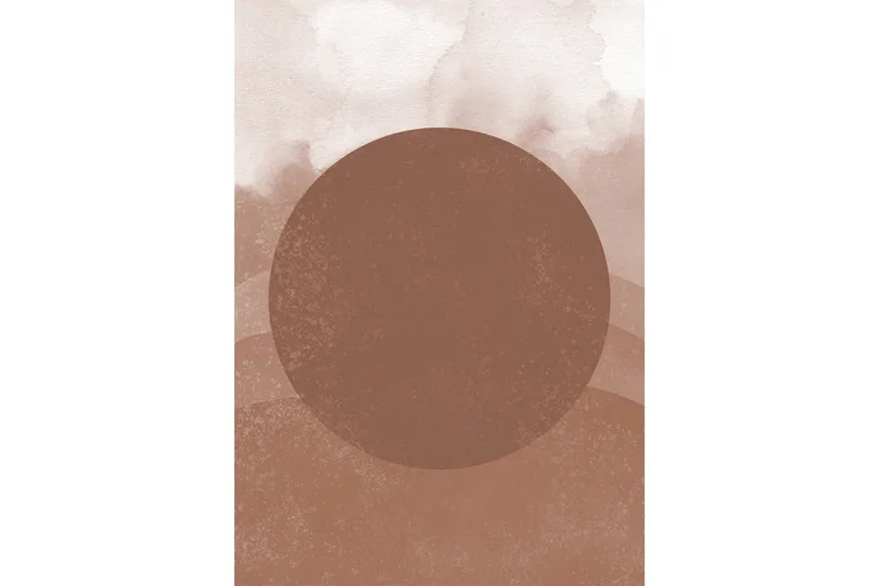 Juliste Soft shades 70x100 cm, Ruskea