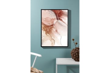 Juliste Splash 21x30 cm - Vaalearoosa - Sisustustuotteet - Taulu & taide - Juliste