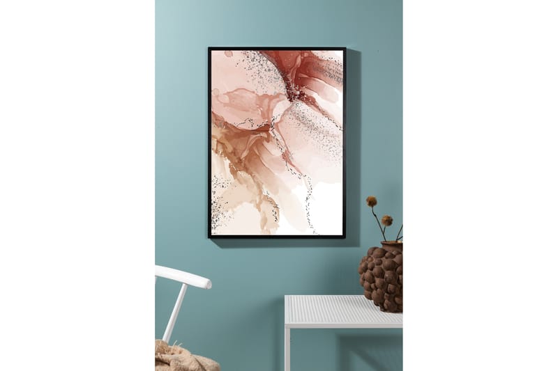 Juliste Splash 50x70 cm - Vaalearoosa - Sisustustuotteet - Taulu & taide - Juliste