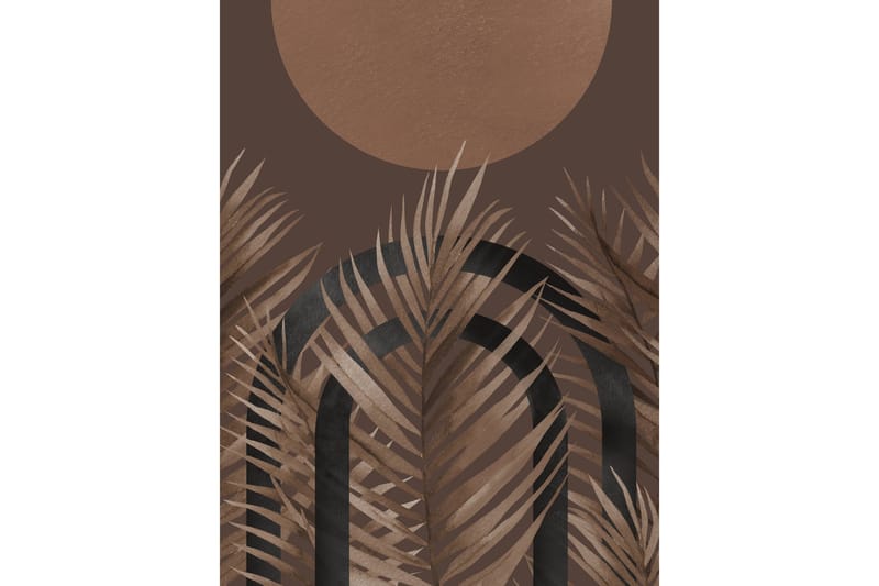 Juliste Structures 30x40 cm, Ruskea