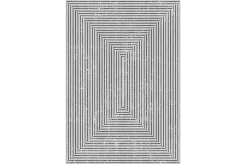 Juliste Symmetrical 21x30 cm, Harmaa