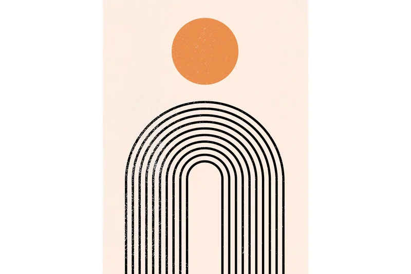 Juliste Tempel 70x100 cm, Beige