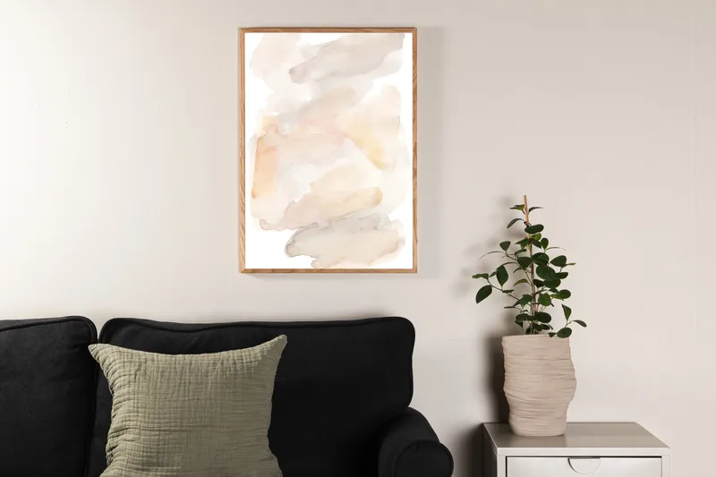 Juliste Water color 30x40 cm - Beige - Sisustustuotteet - Taulu & taide - Juliste