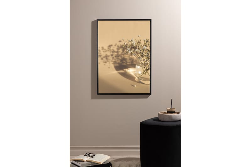 Juliste White Flowers 21x30 cm - Beige - Sisustustuotteet - Taulu & taide - Juliste