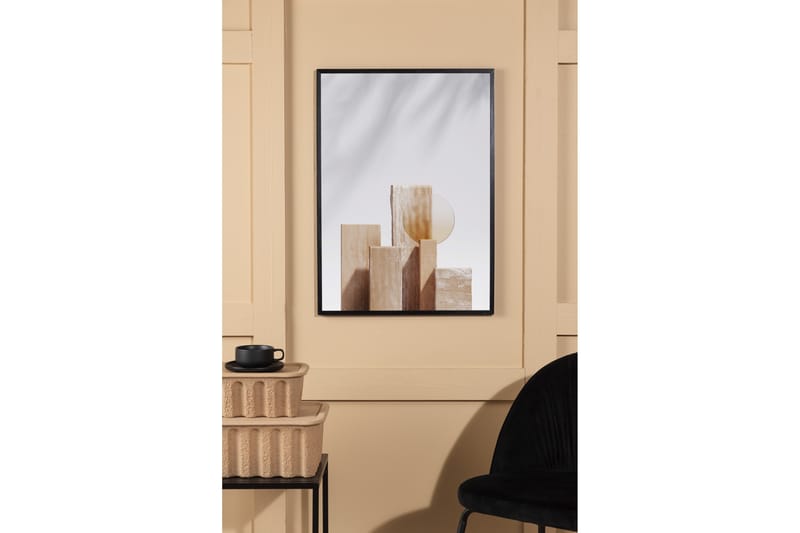 Juliste Wooden Blocks 70x100 cm - Beige - Sisustustuotteet - Taulu & taide - Juliste