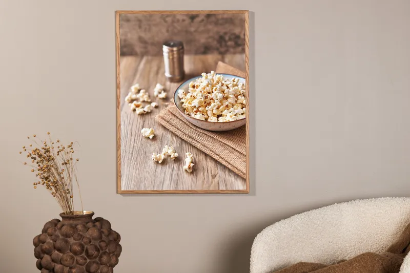 Juliste Popcorn 21x30 cm - Beige - Sisustustuotteet - Taulu & taide - Juliste