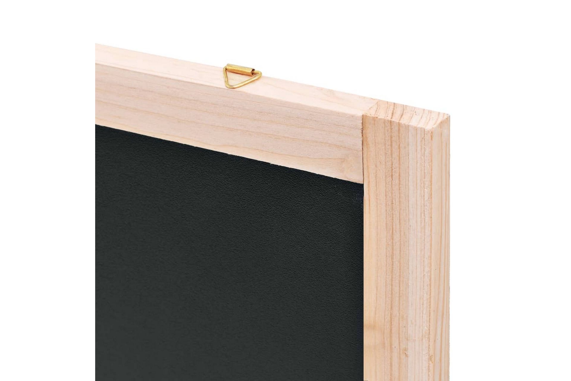 Seinäkiinnitettävä liitutaulu setripuu 60x80 cm - Musta - Sisustustuotteet - Taulu & taide - Kirjoitustaulu & piirustustaulu - Liitutaulu