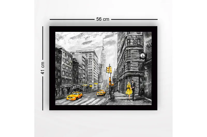 Koristeellinen Kehystetty MDF-maalaus - Monivärinen - Sisustustuotteet - Taulu & taide