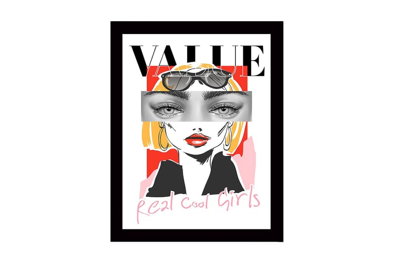 Koristeellinen Kehystetty MDF-maalaus, Monivärinen