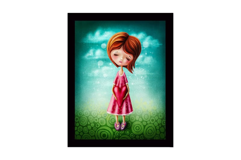 Koristeellinen Kehystetty MDF-maalaus, Monivärinen