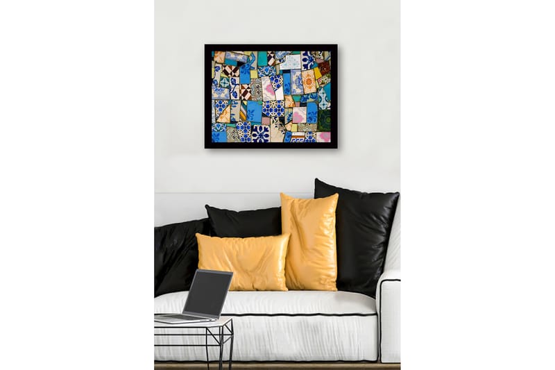 Koristeellinen Kehystetty MDF-maalaus - Monivärinen - Sisustustuotteet - Taulu & taide