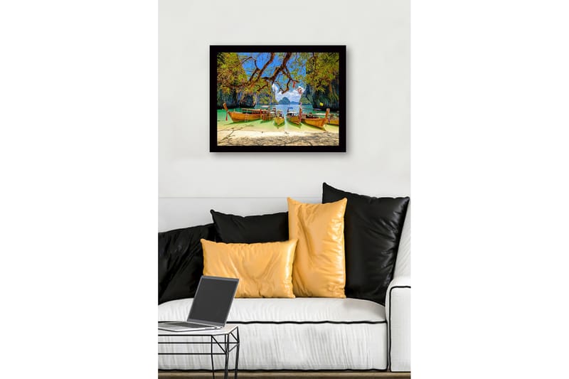 Koristeellinen Kehystetty MDF-maalaus - Monivärinen - Sisustustuotteet - Taulu & taide