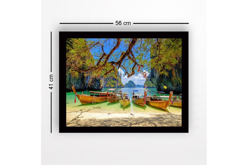 Koristeellinen Kehystetty MDF-maalaus - Monivärinen - Sisustustuotteet - Taulu & taide