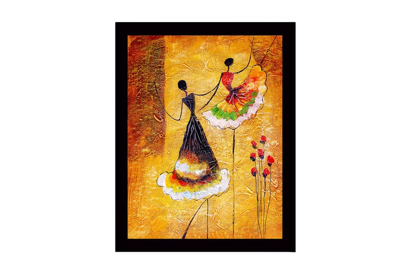 Koristeellinen Kehystetty MDF-maalaus, Monivärinen