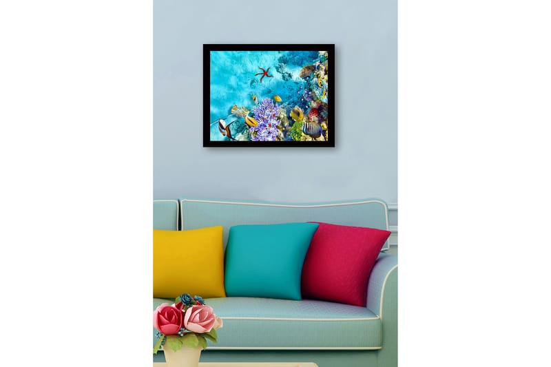 Koristeellinen Kehystetty MDF-maalaus - Monivärinen - Sisustustuotteet - Taulu & taide