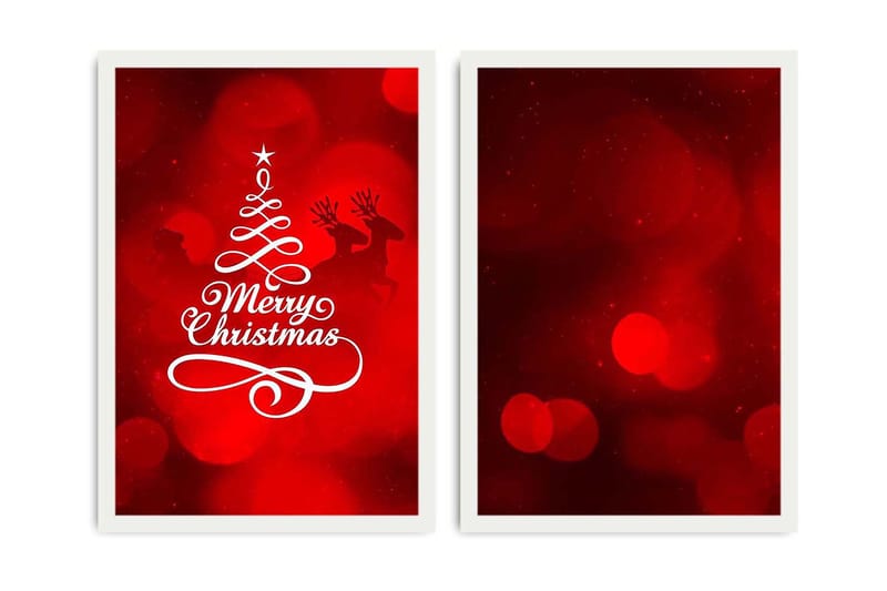 Koristeellinen Kehystetty MDF-maalaus, Monivärinen