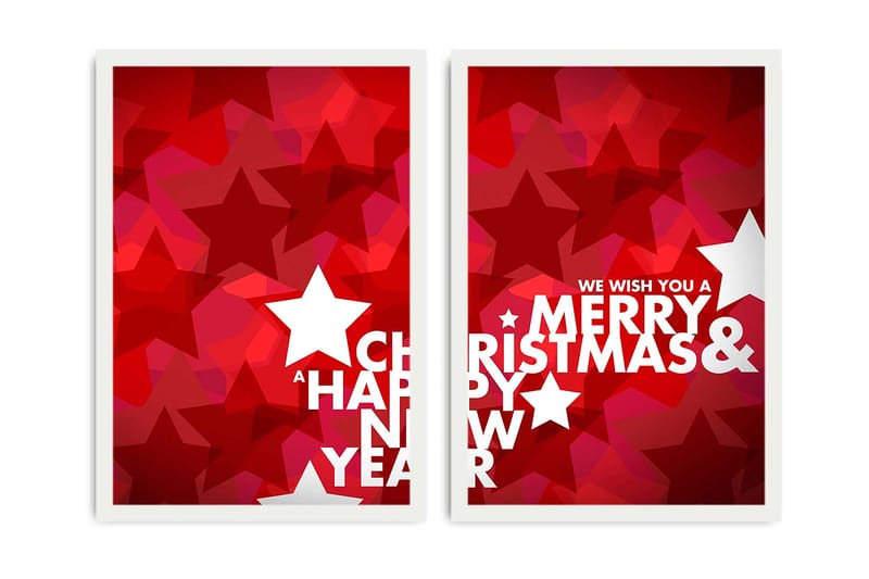 Koristeellinen Kehystetty MDF-maalaus, Monivärinen