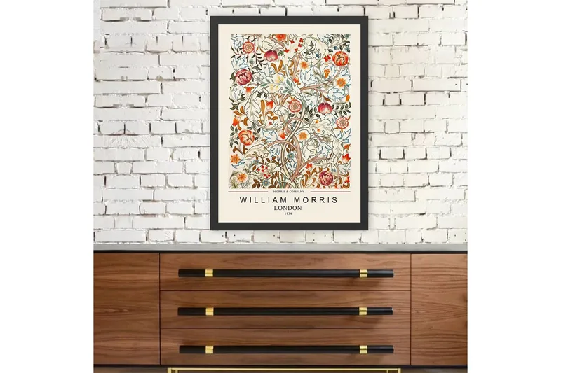 Koristeellinen kehystetty maalaus Campora Ticoman moniväri (35 x 45 cm) - Monivärinen - Sisustustuotteet - Taulu & taide - Maalaa itse - Tee se itse -taulu