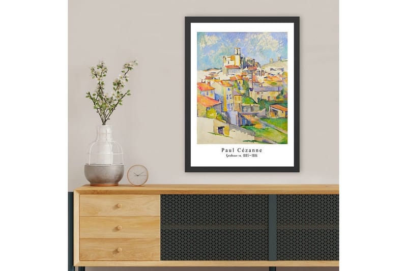 Koristeellinen kehystetty maalaus Maroubridge Ticoman Monivärinen (35 x 45 cm) - Monivärinen - Sisustustuotteet - Taulu & taide - Maalaa itse - Tee se itse -taulu