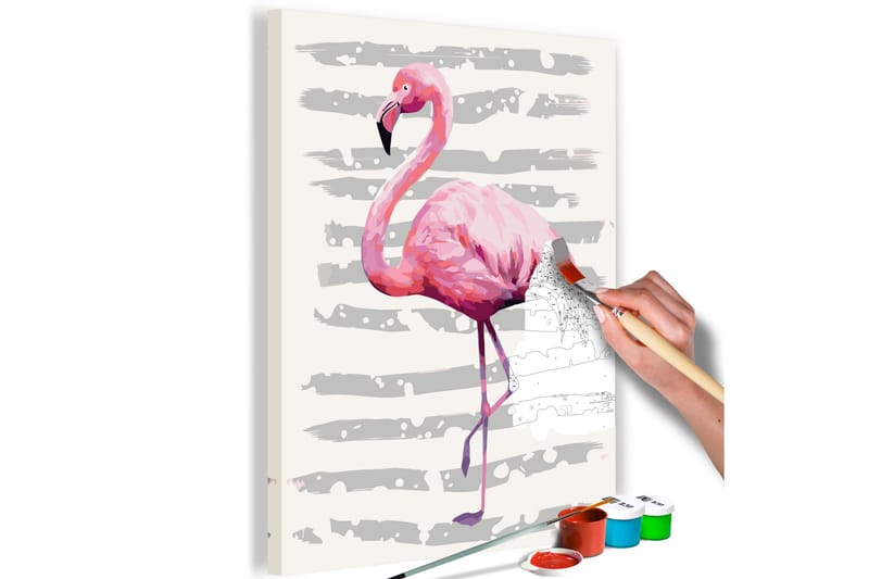 Tee-se-itse Maalaus Beautiful Flamingo 40x60 cm, Artgeist sp. z o. o.