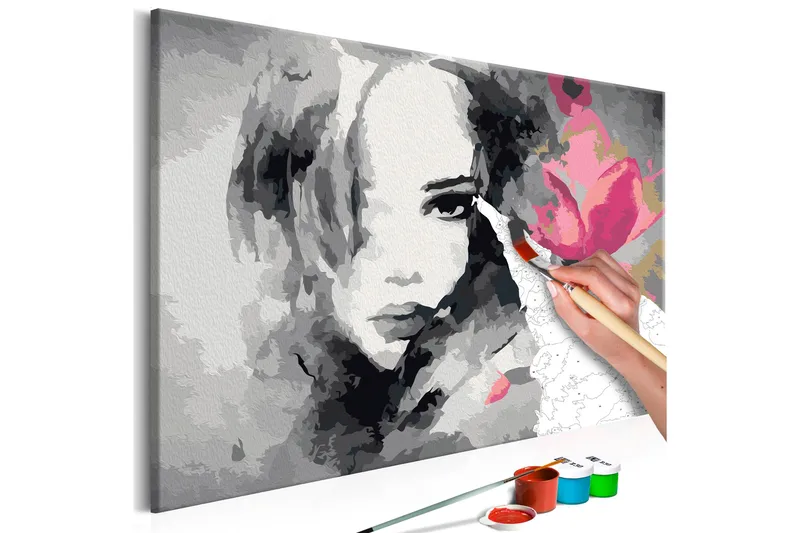 Tee-se-itse Maalaus Black & White Portrait 60x40 cm, Artgeist sp. z o. o.