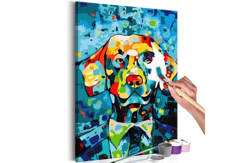 Tee-se-itse Maalaus Dog Portrait 40x60 cm, Artgeist sp. z o. o.