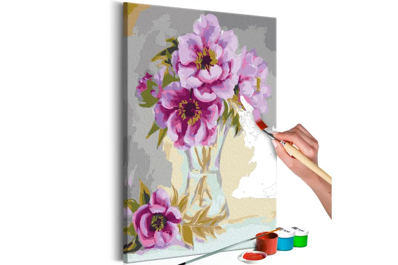 Tee-se-itse Maalaus Flowers In A Vase 40x60 cm, Artgeist sp. z o. o.