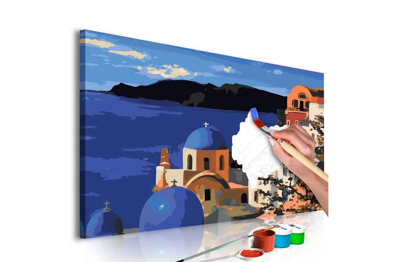 Tee-se-itse Maalaus Santorini  60x40 cm, Artgeist sp. z o. o.