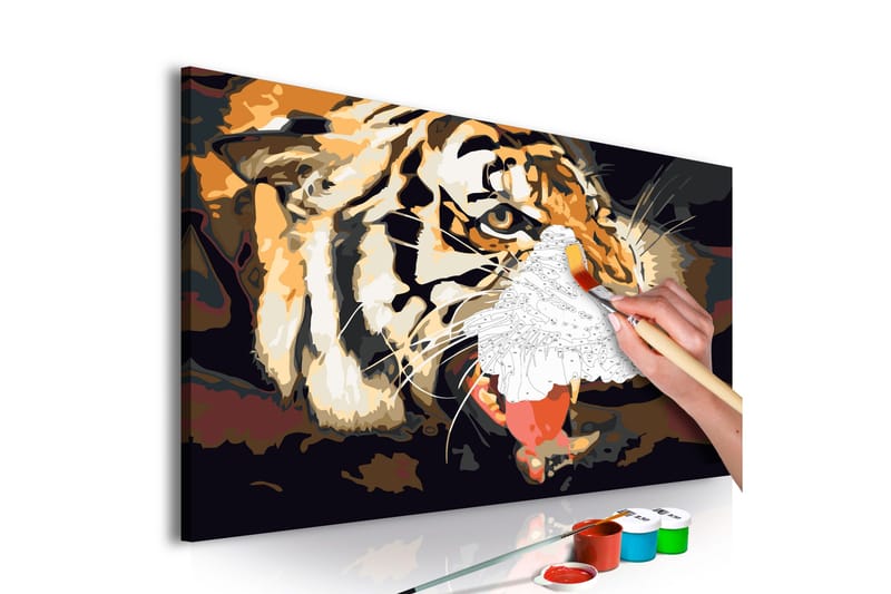 Tee-se-itse Maalaus Tiger Roar 60x40 cm, Artgeist sp. z o. o.
