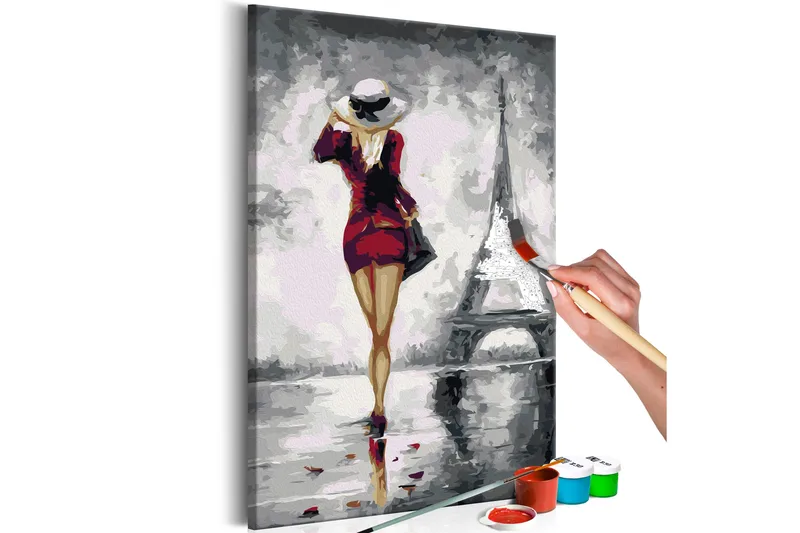 Tee-se-itse Maalaus Parisian Girl 40x60 cm, Artgeist sp. z o. o.