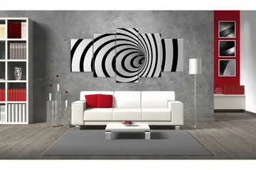 Taulu A Black & White Hole 100x50 - Artgeist sp. z o. o. - Sisustustuotteet - Taulu & taide - Canvas-taulu