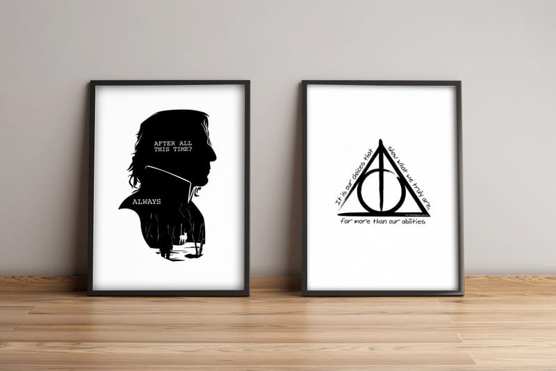 Taulu Abstract kehyksellä 2-pak Monivärinen - 36x51 cm - Sisustustuotteet - Taulu & taide