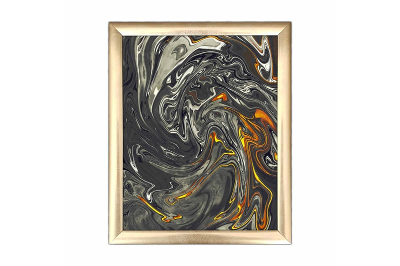 Taulu Abstract kehyksellä Monivärinen - 23,5x28,5 cm - Sisustustuotteet - Taulu & taide