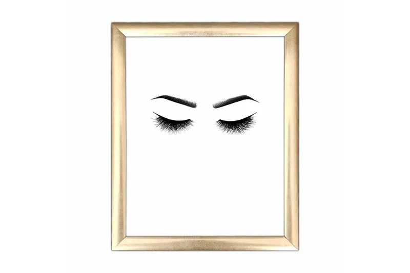 Taulu Abstract kehyksellä Monivärinen, 23,5x28,5 cm