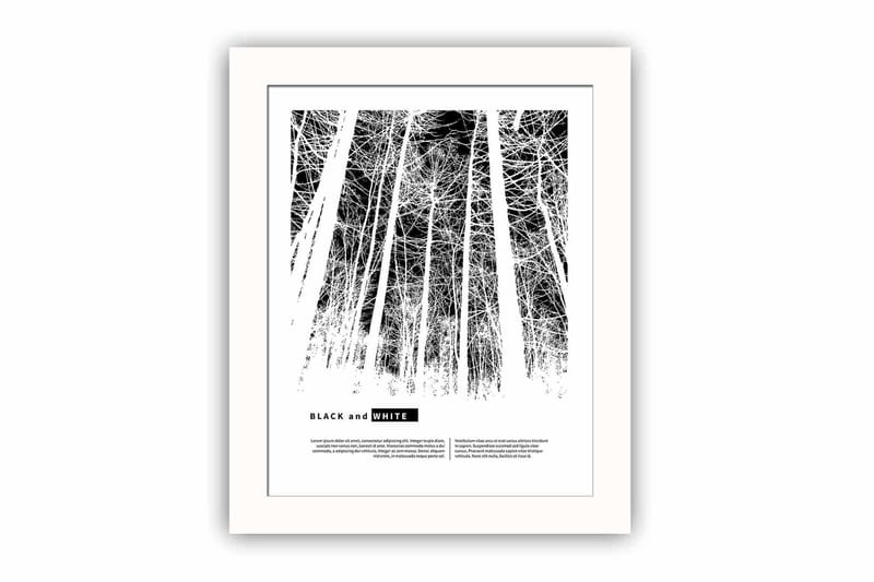 Taulu Abstract kehyksellä Monivärinen, 23,5x28,5 cm