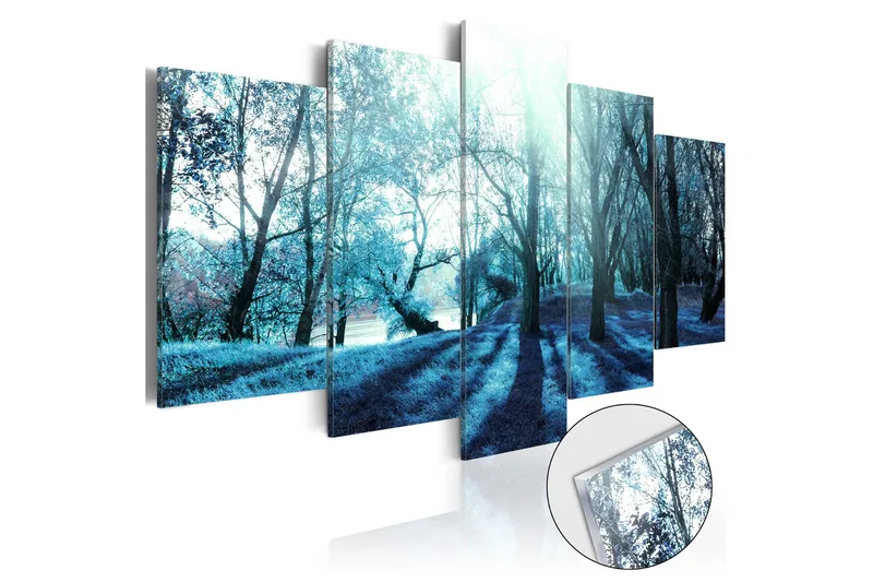 Taulu akryylillä Blue Glade 100x50 - Artgeist sp. z o. o. - Sisustustuotteet - Taulu & taide