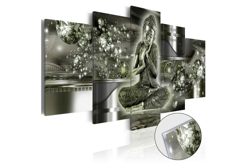Taulu akryylillä Emerald Buddha 100x50, Artgeist sp. z o. o.