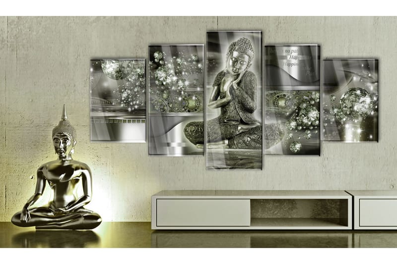 Taulu akryylillä Emerald Buddha 100x50 - Artgeist sp. z o. o. - Sisustustuotteet - Taulu & taide