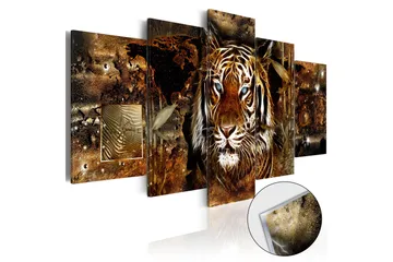 Taulu akryylillä Golden Jungle 100x50 - Artgeist sp. z o. o. - Sisustustuotteet - Taulu & taide