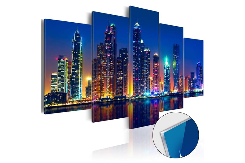 Taulu akryylillä Nights In Dubai 100x50, Artgeist sp. z o. o.
