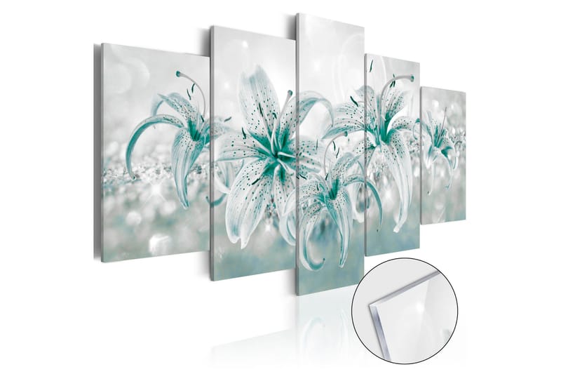 Taulu akryylillä Sapphire Lilies 100x50, Artgeist sp. z o. o.