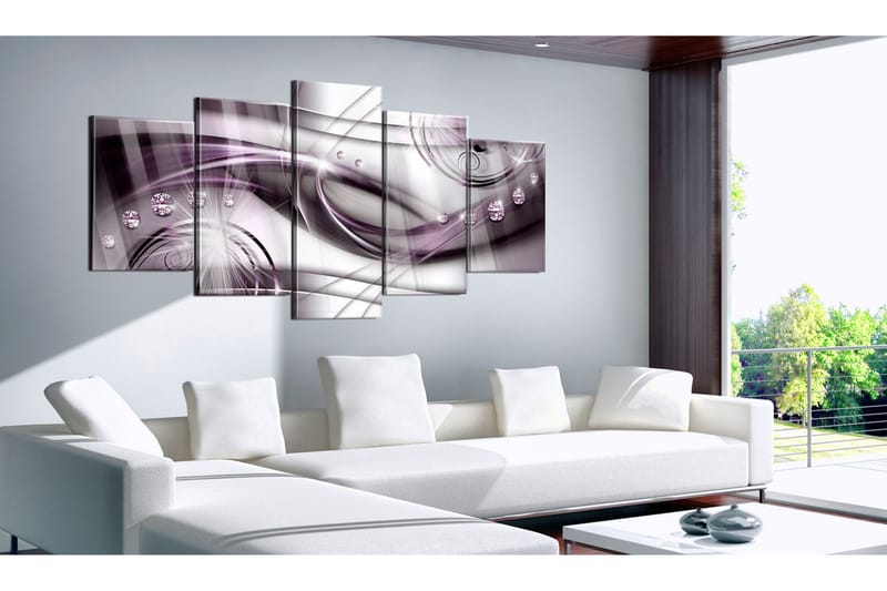 Taulu akryylillä Violet Glow 100x50 - Artgeist sp. z o. o. - Sisustustuotteet - Taulu & taide