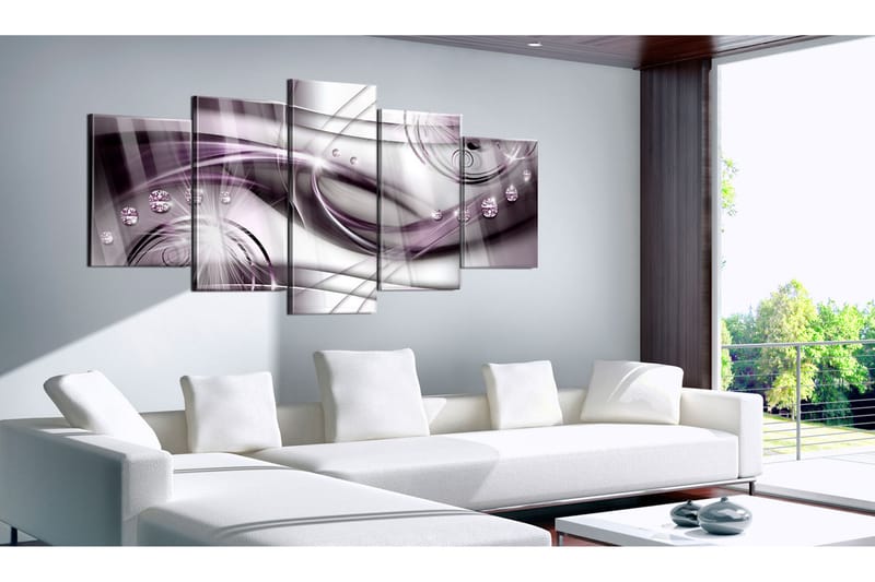 Taulu akryylillä Violet Glow 100x50 - Artgeist sp. z o. o. - Sisustustuotteet - Taulu & taide