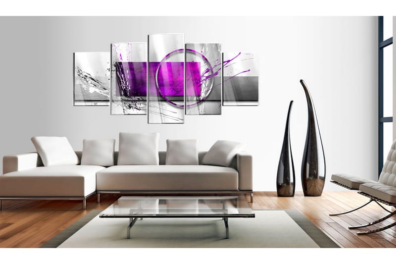 Taulu akryylillä Purple Expression 100x50 - Artgeist sp. z o. o. - Sisustustuotteet - Taulu & taide