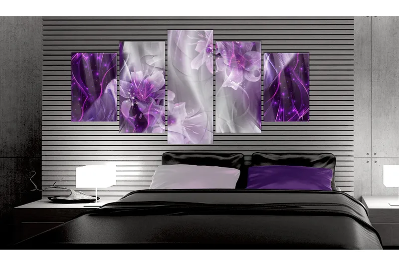 Taulu akryylillä Purple Utopia 100x50 - Artgeist sp. z o. o. - Sisustustuotteet - Taulu & taide