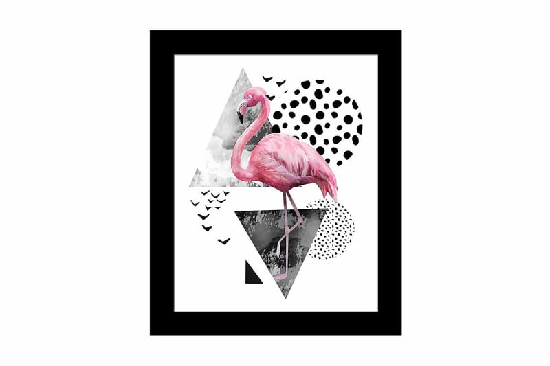 Taulu Animal kehyksellä Monivärinen - 23,5x28,5 cm - Sisustustuotteet - Taulu & taide